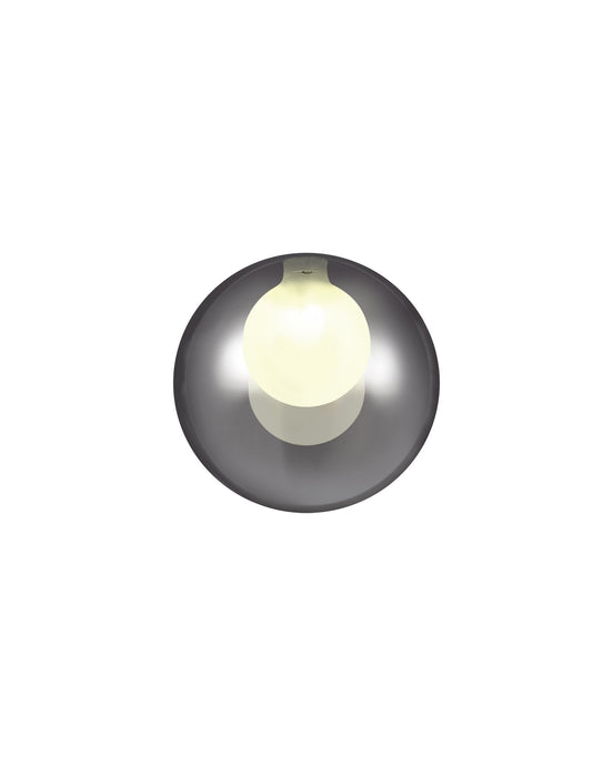 C-Lighting Capel 140mm Round Chrome With Inner Frosted Globe Glass Shade - 32994