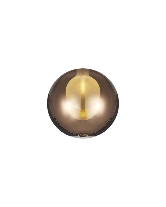 C-Lighting Capel 140mm Round Copper With Inner Frosted Globe Glass Shade - 32995