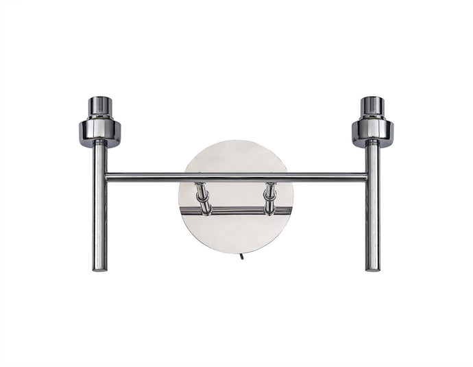 C-Lighting Capel Polished Chrome 2 Light G9 Universal Switched Wall Lamp, Suitable For A Vast Selection Of Glass Shades - 33115