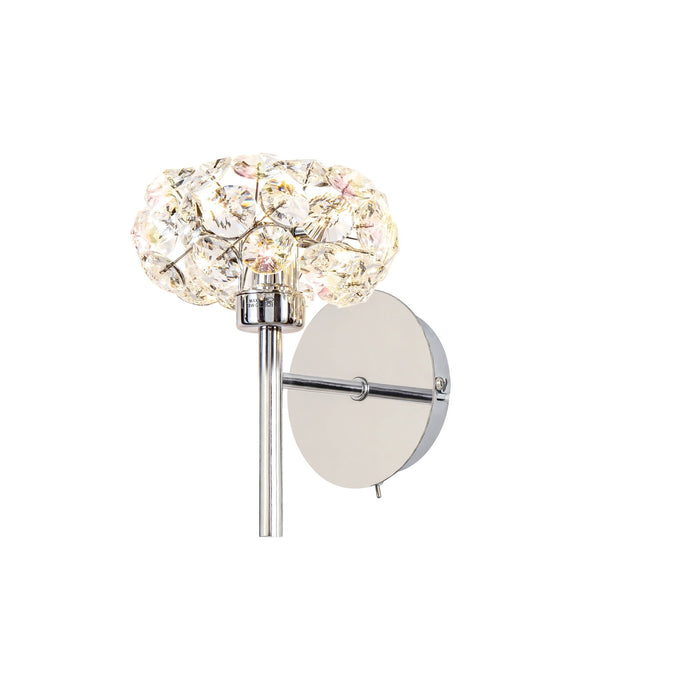 C-Lighting Capel/Orion 1 Light G9 Switched Wall Lamp With Polished Chrome And Crystal Shade - 33387