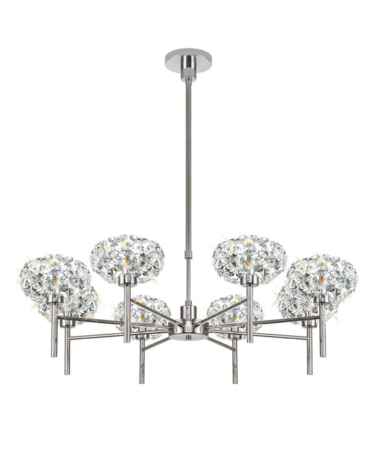 C-Lighting Capel Polished Chrome 8 Light G9 Universal Telescopic/Semi Flush, Suitable For A Vast Selection Of Glass Shades - 32973