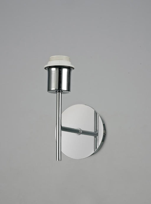 Deco D0369 Carlton 1 Light Unswitched Wall Lamp Without Shade, E27 Satin Nickel
