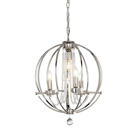 Elstead Lighting CASSIE4 Cassie 4 Light Chandelier