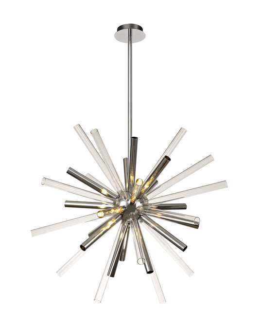 C-Lighting Castor Pendant 16 Light G9, Clear & Chrome/Polished Chrome - 28970