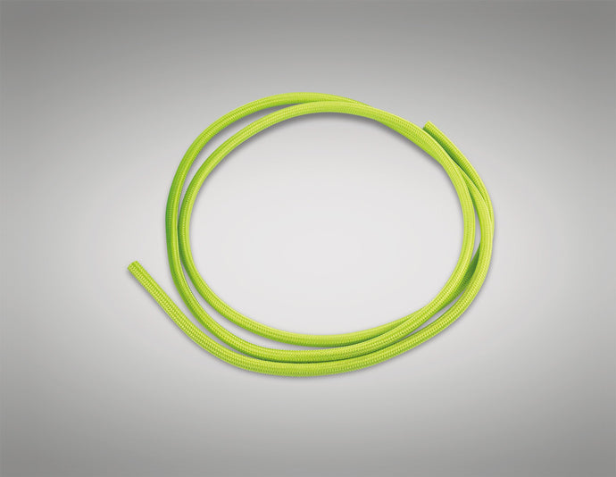 Deco D0197 Cavo 1m Green Braided 2 Core 0.75mm Cable VDE Approved