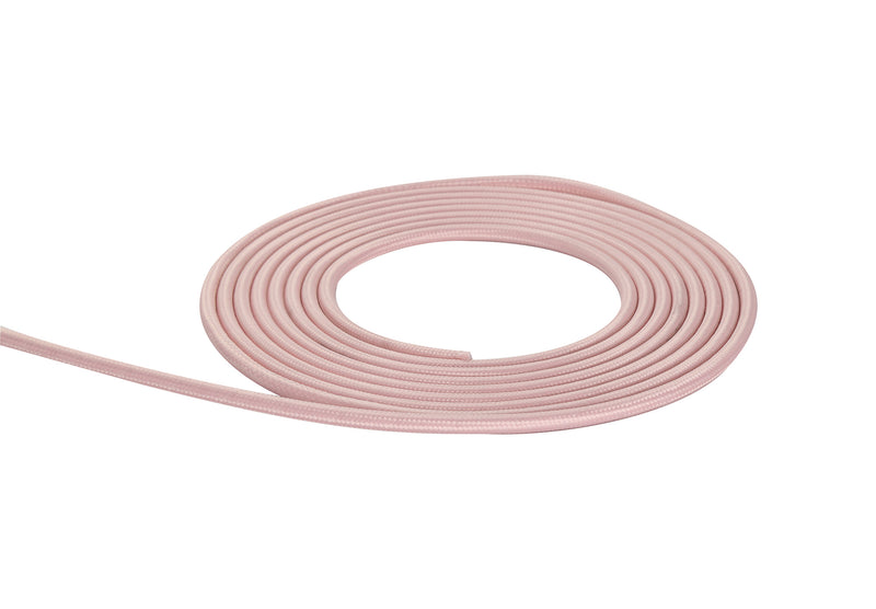 Load image into Gallery viewer, Deco D0528 Cavo 1m Pink Braided 2 Core 0.75mm Cable VDE Approved
