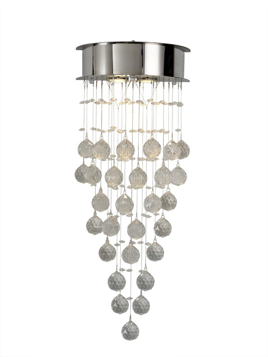 Diyas IL30786 Colorado Wall Lamp 2 Light Polished Chrome/Crystal - 38143