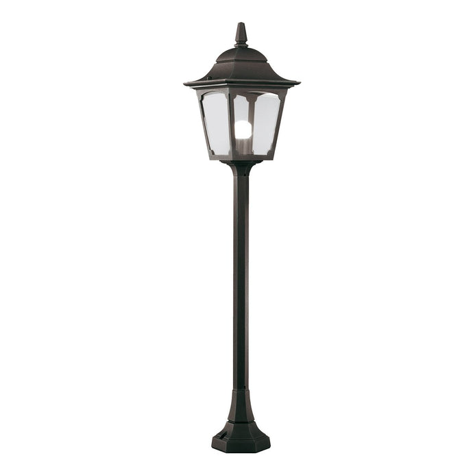 Elstead Lighting CP5-BLACK Chapel 1 Light Pillar Lantern