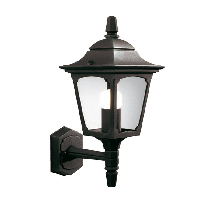 Elstead Lighting CPM1-BLACK Chapel 1 Light Mini Up Wall Lantern