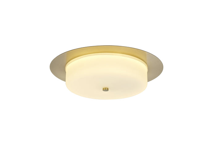 C-Lighting Cranbrook Ceiling, 18W LED, 3000K, 1080lm, IP44, Antique Brass, 3yrs Warranty - 33001