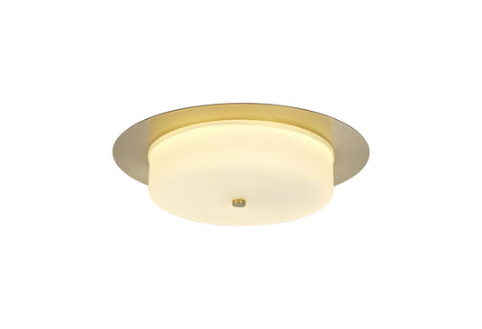 C-Lighting Cranbrook Ceiling, 18W LED, 3000K, 1080lm, IP44, Antique Brass, 3yrs Warranty - 33001