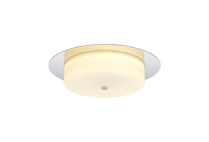 C-Lighting Cranbrook Ceiling, 18W LED, 3000K, 1080lm, IP44, Polished Chrome, 3yrs Warranty - 33002