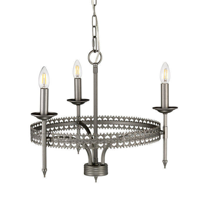 Elstead Lighting CROWN3 Crown 3 Light Chandelier