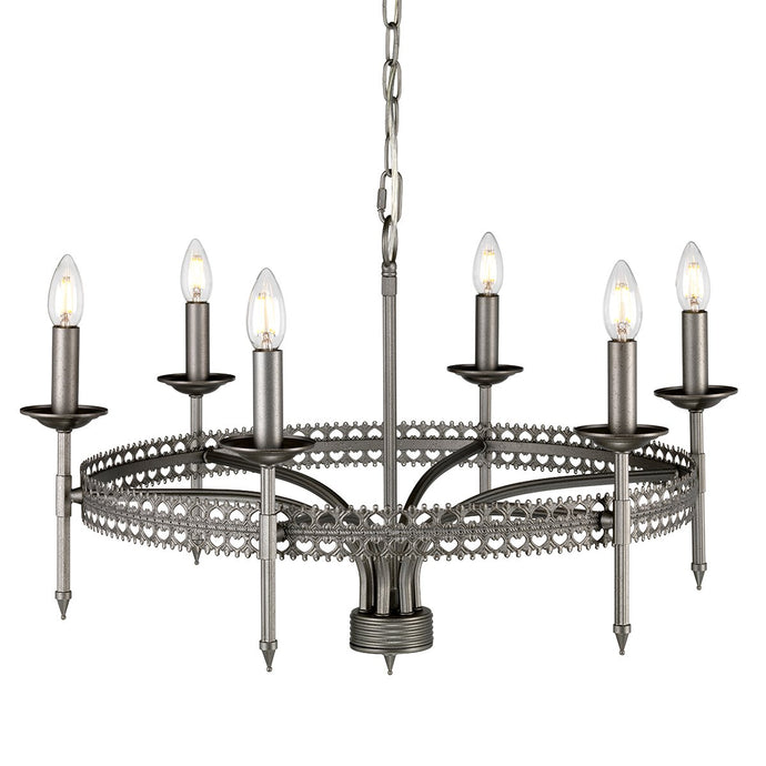 Elstead Lighting CROWN6 Crown 6 Light Chandelier