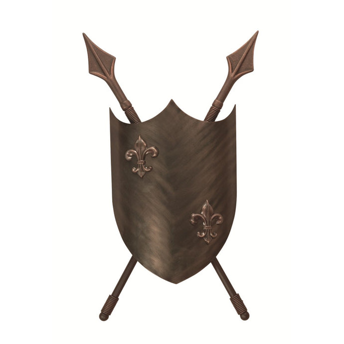 Elstead Lighting  CRUSADER-W-L Crusader 2 Light Wall Light