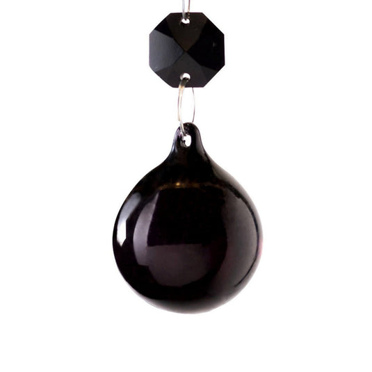 Diyas C60033 Glass Ball Black Without Ring 30mm - 37818