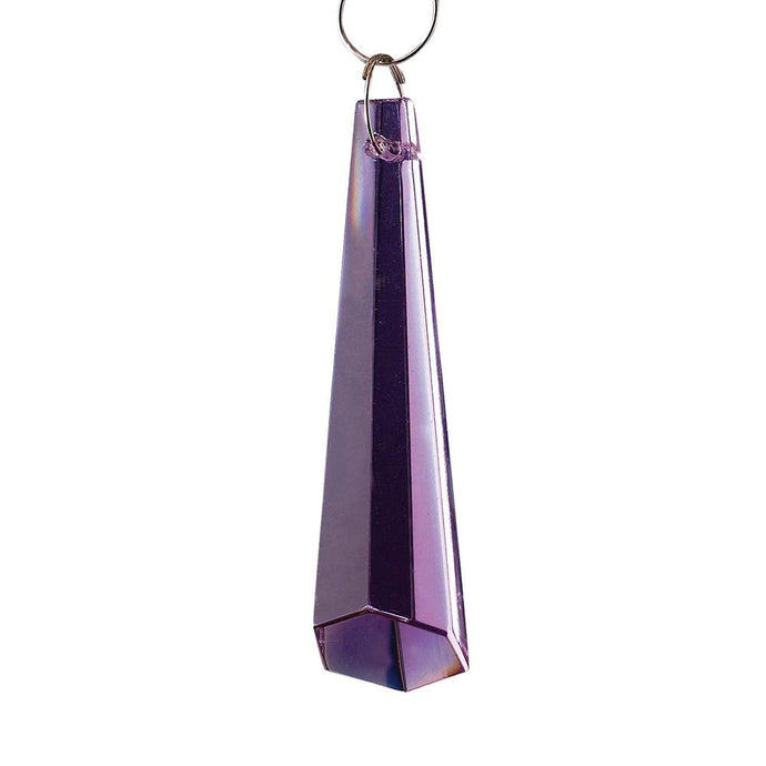 Diyas C70031 Crystal Hexagonal Drop Without Ring Lilac 62mm - 37822