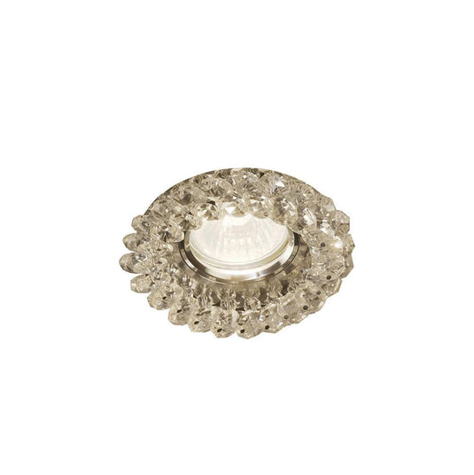 Diyas IL30805CH Crystal Cluster Downlight Round Rim Only Polished Chrome/Clear, IL30800 REQUIRED TO COMPLETE THE ITEM, Cut Out: 62mm - 38148