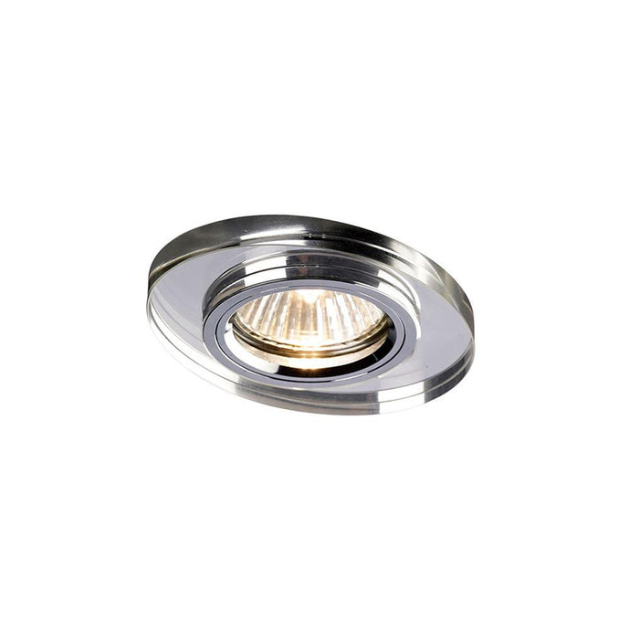 Diyas IL30808CH Crystal Downlight Oval Rim Only Clear, IL30800 REQUIRED TO COMPLETE THE ITEM, Cut Out: 62mm - 38155