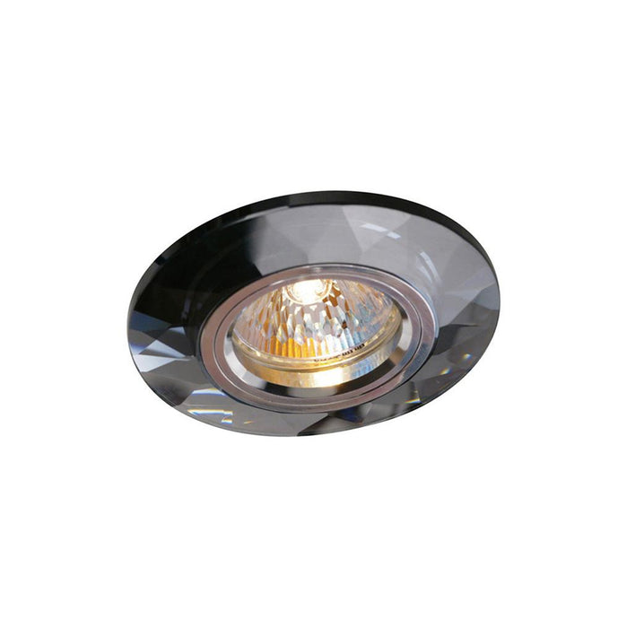 Diyas IL30816BL Crystal Downlight Chamfered Round Rim Only Black, IL30800 REQUIRED TO COMPLETE THE ITEM, Cut Out: 62mm - 38159
