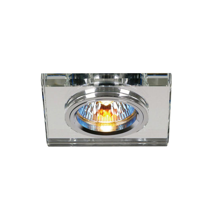 Diyas IL30817CH Crystal Downlight Shallow Square Rim Only Clear, IL30800 REQUIRED TO COMPLETE THE ITEM, Cut Out: 62mm - 38162