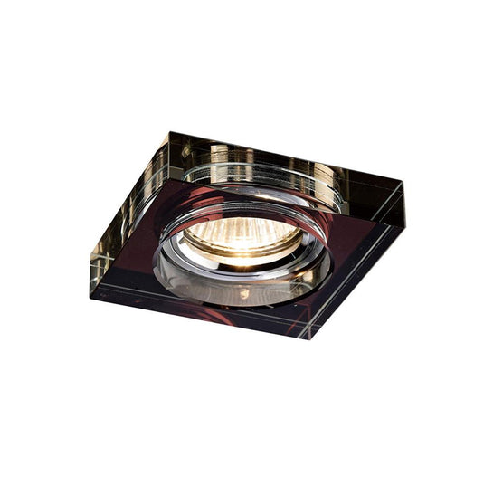 Diyas IL30822PU Crystal Downlight Deep Square Rim Only Purple, IL30800 REQUIRED TO COMPLETE THE ITEM, Cut Out: 62mm - 38171