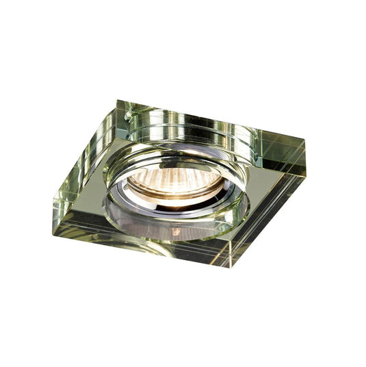 Diyas IL30822WI Crystal Downlight Deep Square Rim Only White Wine, IL30800 REQUIRED TO COMPLETE THE ITEM, Cut Out: 62mm - 38172