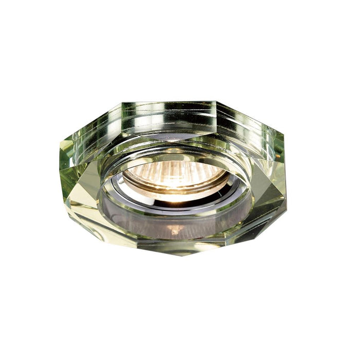 Diyas IL30823WI Crystal Downlight Deep Octagonal Rim Only White Wine, IL30800 REQUIRED TO COMPLETE THE ITEM, Cut Out: 62mm - 38177