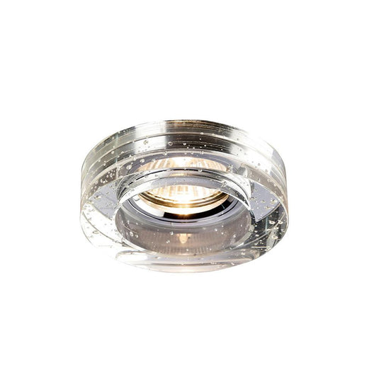 Diyas IL30831CH Crystal Bubble Downlight Round Rim Only Clear, IL30800 REQUIRED TO COMPLETE THE ITEM, Cut Out: 62mm - 38179