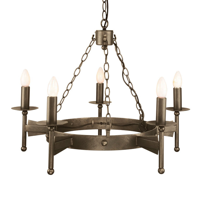 Elstead Lighting CW5-OLD-BRZ Cromwell 5 Light Chandelier