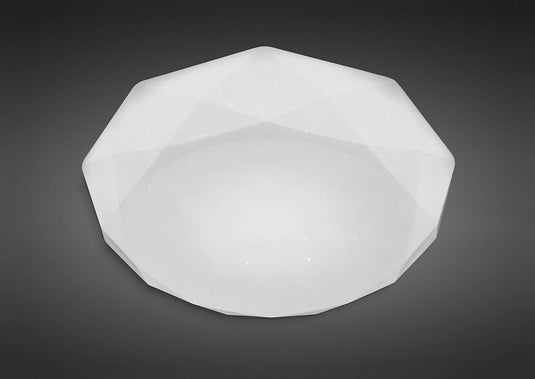 Mantra M5112 Diamante Ceiling 30W LED 3000K, 3000lm, White Acrylic, 3yrs Warranty
