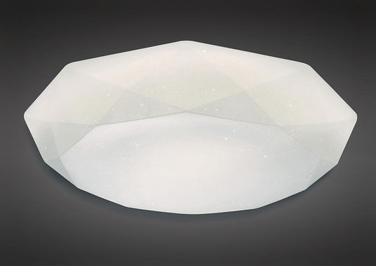 Mantra M5113 Diamante Ceiling 21W LED 5000K, 2100lm, White Acrylic, 3yrs Warranty