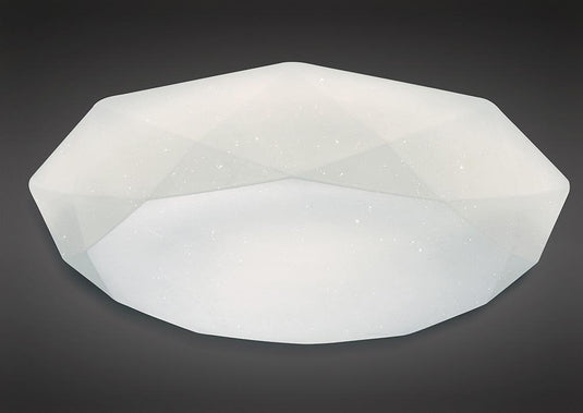 Mantra M5114 Diamante Ceiling 30W LED 5000K, 3000lm, White Acrylic, 3yrs Warranty