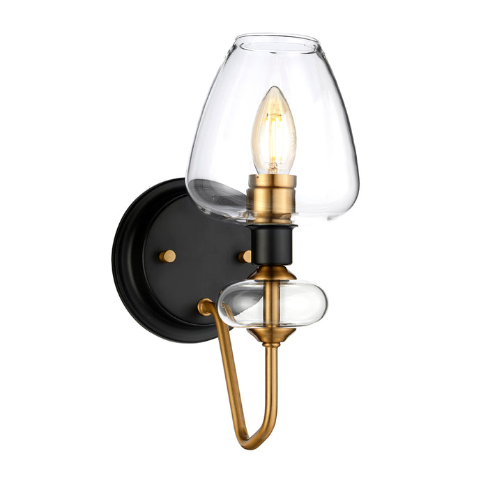 Elstead Lighting DL-ARMAND1-AB Armand 1 Light Wall Light - Aged Brass