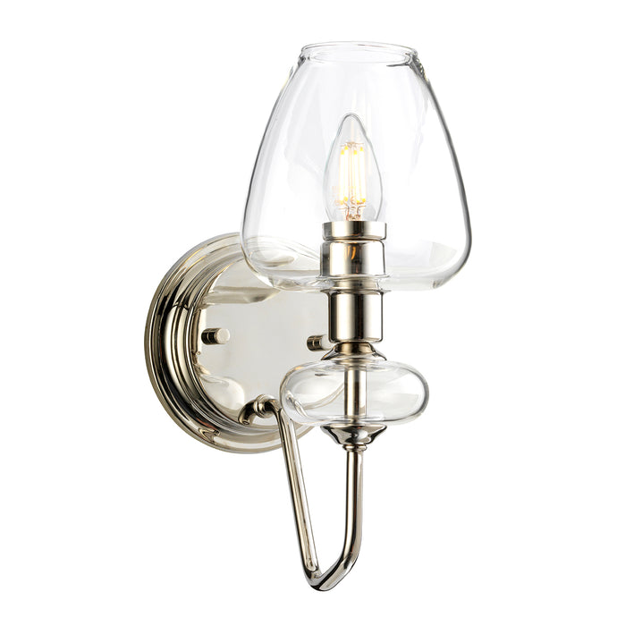 Elstead Lighting DL-ARMAND1-PN Armand 1 Light Wall Light - Polished Nickel