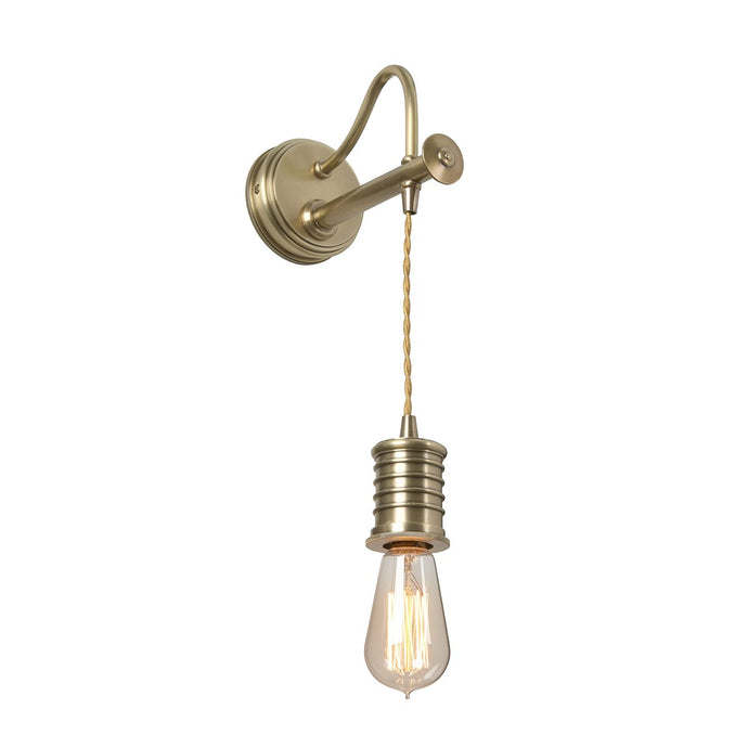Elstead Lighting  DOUILLE1-AB Douille 1 Light Wall Light - Aged Brass