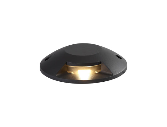C-Lighting Draco, Above Ground (NO DIGGING REQUIRED) Driveover 1 Light, 1 x 6W LED, 3000K, 165lm, IP67, IK10, Anthracite, 3yrs Warranty - 29255