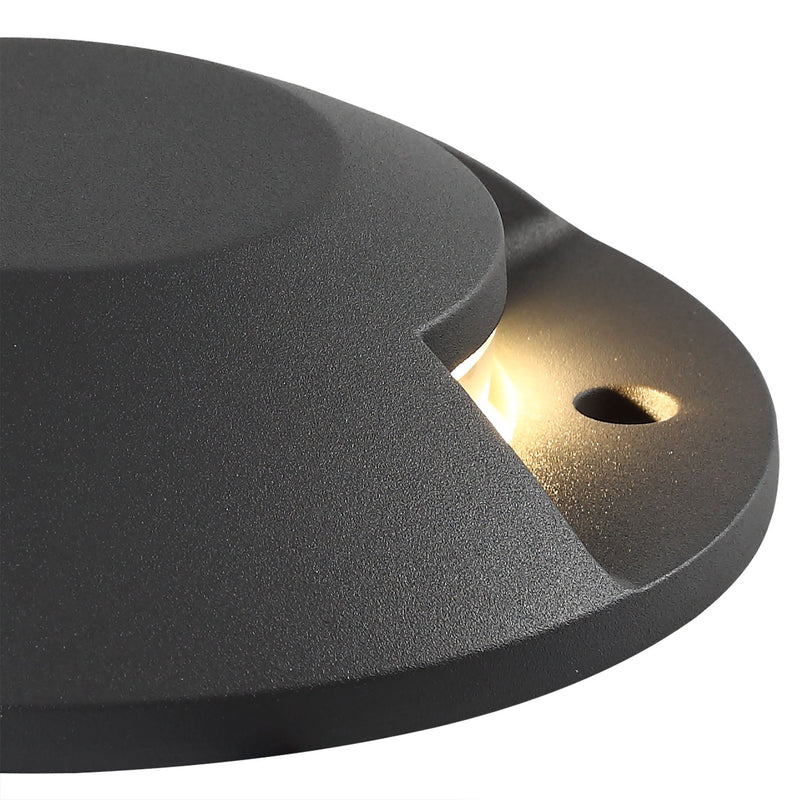 Load image into Gallery viewer, C-Lighting Draco, Above Ground (NO DIGGING REQUIRED) Driveover 2 Light, 2 x 6W LED, 3000K, 236lm, IP67, IK10, Anthracite, 3yrs Warranty - 29256
