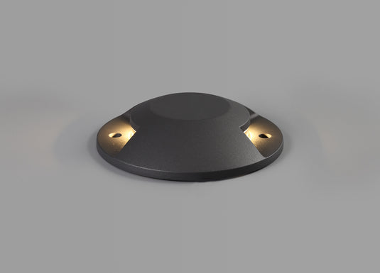 C-Lighting Draco, Above Ground (NO DIGGING REQUIRED) Driveover 2 Light, 2 x 6W LED, 3000K, 236lm, IP67, IK10, Anthracite, 3yrs Warranty - 29256