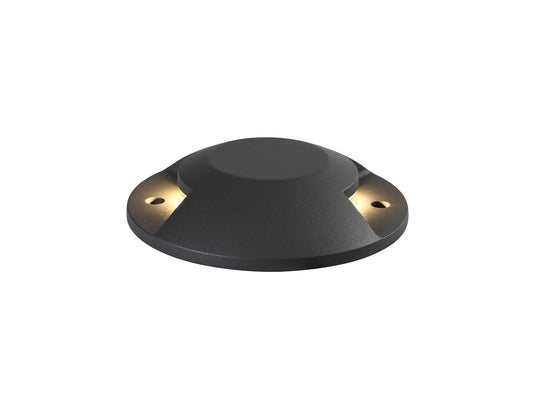 C-Lighting Draco, Above Ground (NO DIGGING REQUIRED) Driveover 2 Light, 2 x 6W LED, 3000K, 236lm, IP67, IK10, Anthracite, 3yrs Warranty - 29256