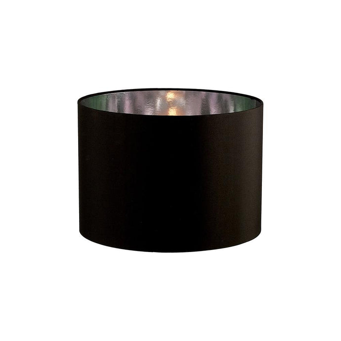 Diyas ILS20281 Duo Round Shade Small Black/Chrome 300mm x 220mm - 38661