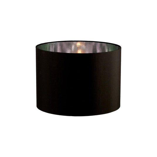 Diyas ILS20281 Duo Round Shade Small Black/Chrome 300mm x 220mm - 38661