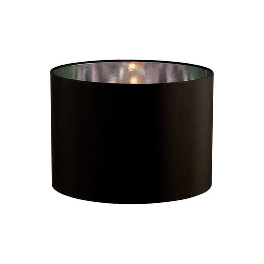 Diyas ILS20282 Duo Round Shade Medium Black/Chrome 350mm x 250mm - 38662