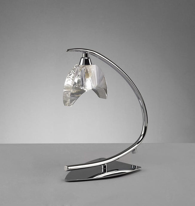 Mantra M1458 Eclipse Table Lamp 1 Light G9 Small, Polished Chrome