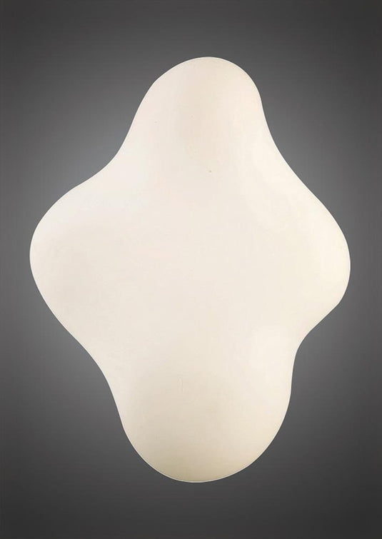 Mantra M1885 Eos Ceiling/Wall Light 3W LED 3000K IP44, 280lm, Opal White, 2yrs Warranty