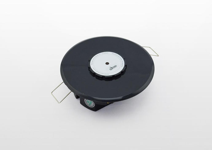 Deco D0157 Espial Round Recessed 4 Channel 6000W (4x1500W) Infrared Receiver Black