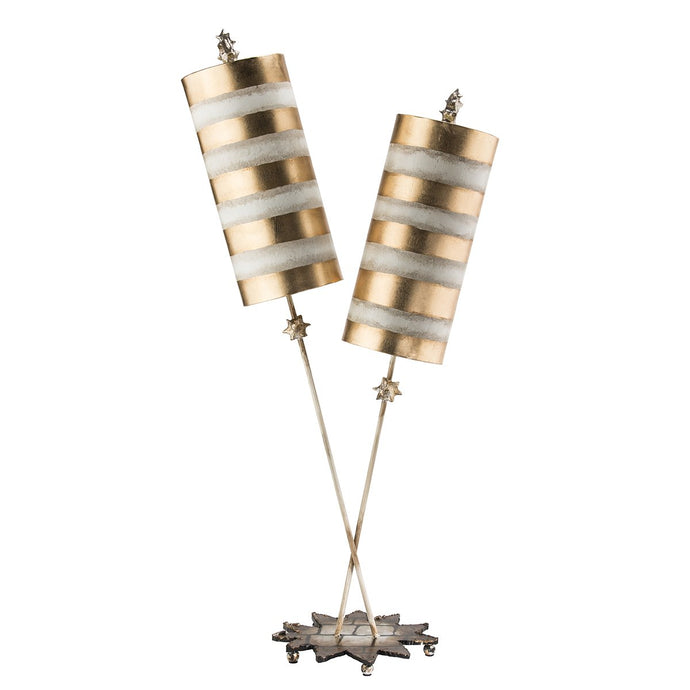 Flambeau FB-NETTLELUX-G-TL Nettle Luxe 2 Light Table Lamp - Gold