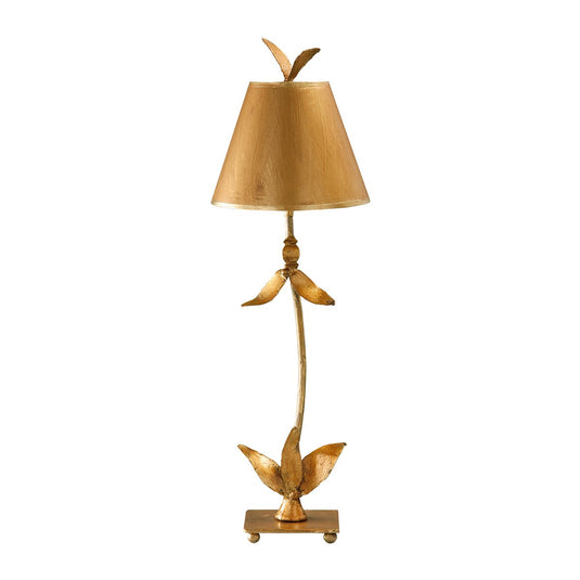 Flambeau FB-REDBELL-TL-GD Red Bell 1 Light Table Lamp - Gold Leaf