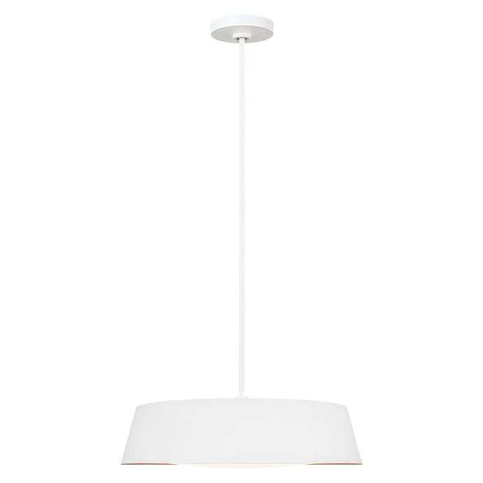 Feiss FE-ASHER-5P-WHT Asher 5 Light Pendant - Matte White