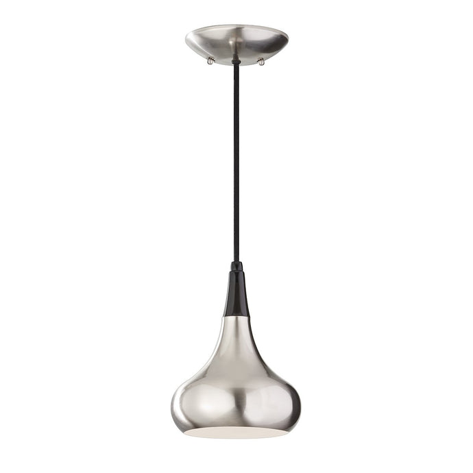 Feiss FE-BESO-P-S-BS Beso 1 Light Mini Pendant - Brushed Steel